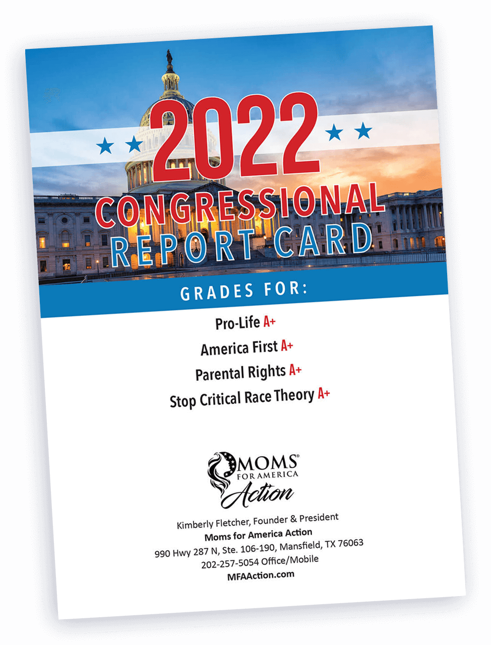 2022 Moms for America Congressional Report Card
