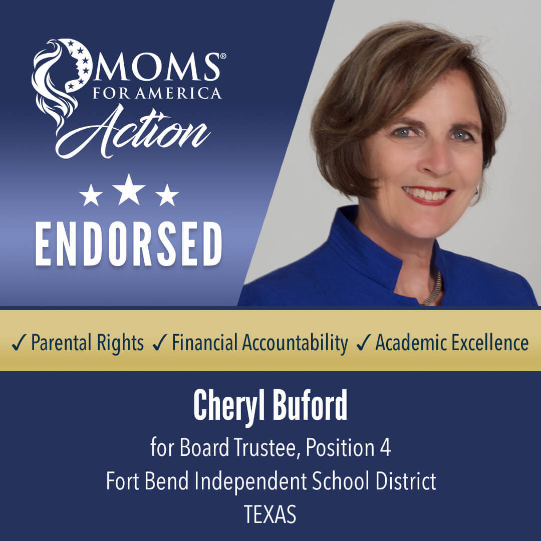 Cheryl Buford Board Trustee, Position 4 Fort Bend Independent School District Texas    MFA Action Endorsements