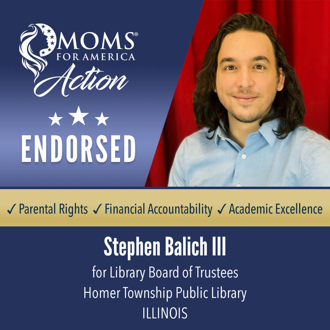 Stephen Balich III Library Board of Trustees Homer Township Public Library Illinois MFA Action Endorsement
