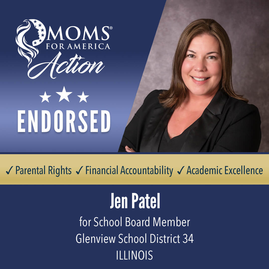 Jen Patel School Board Member Glenview School District 34           Illinois   MFA Action Endorsements