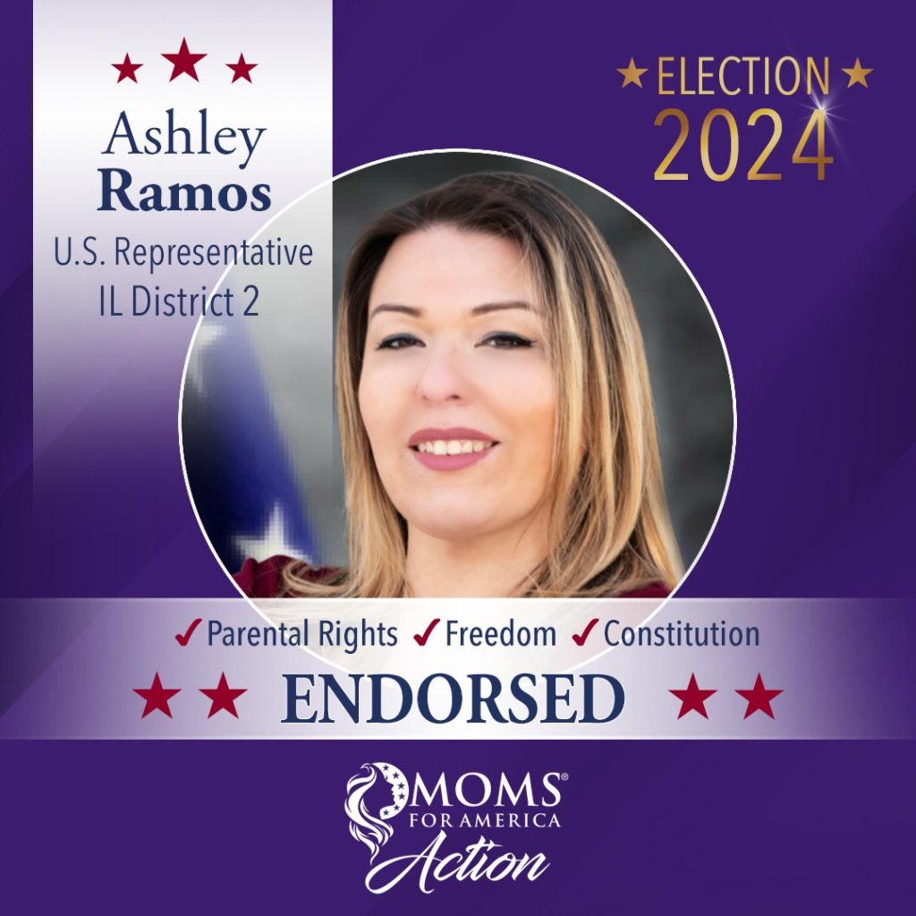 Ashley Ramos U.S. Representative IL District 2 Moms for America Action 2024 Endorsements