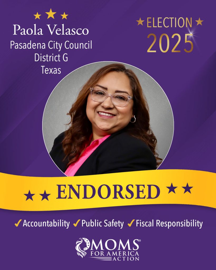 Paola Velasco - Pasadena City Council - District G - Moms for America Endorsements